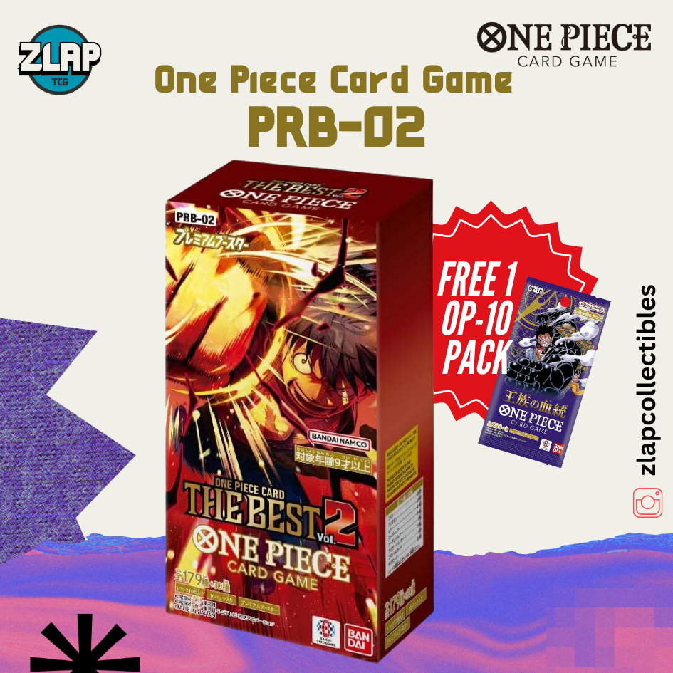 prb2 booster box Amazon.com: Bandai One Piece TCG: The Best One Vol. 2 (PRB-02) Booster Box main image 0